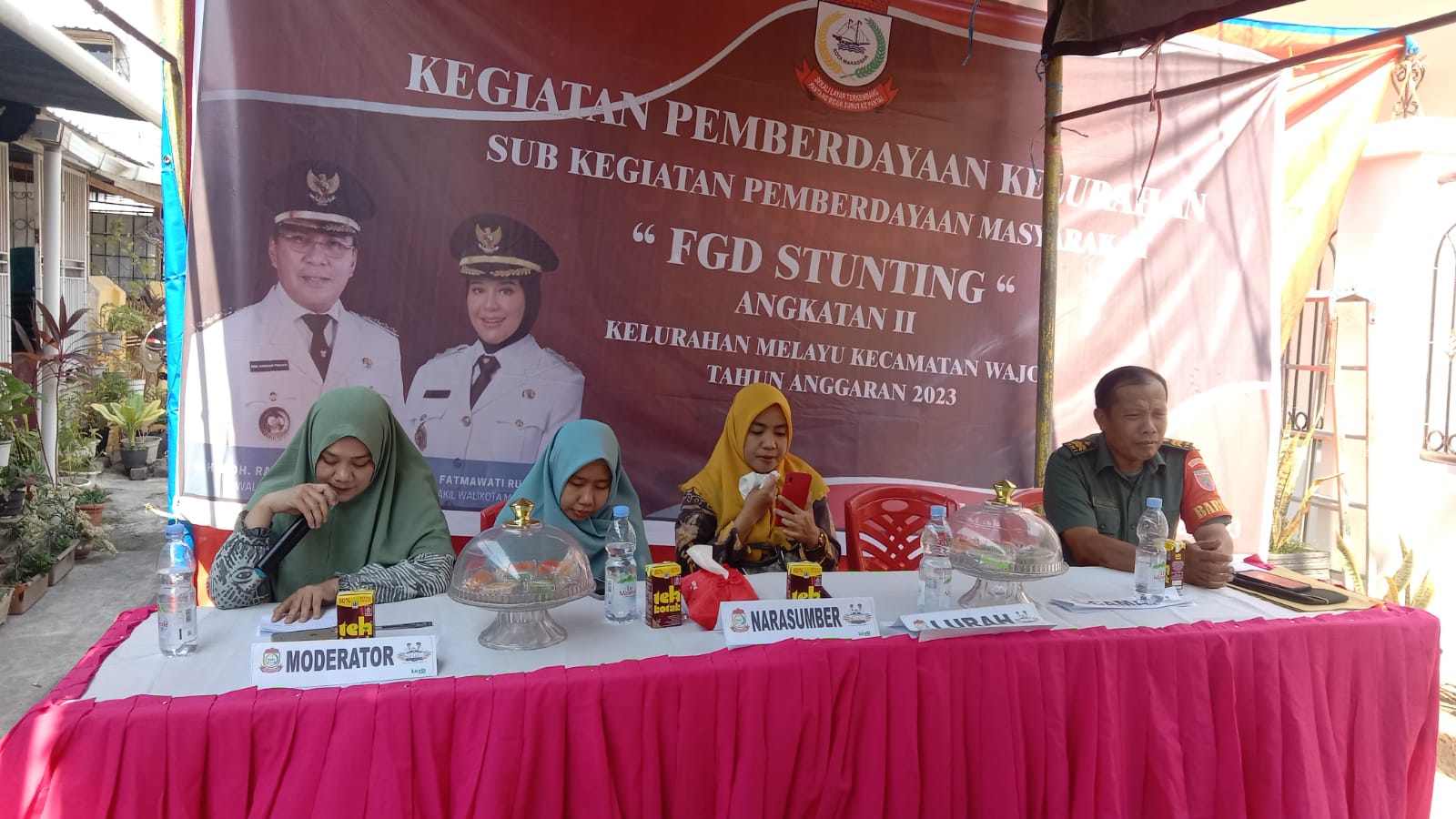 Gambar KEGIATAN PEMBERDAYAAN KELURAHAN MELAYU KEC.WAJO "FGD STUNTING" ANGKATAN II LORONG WISATA NUSA INDAH JL.MUHAMMADIYAH LR.139 B RW.007